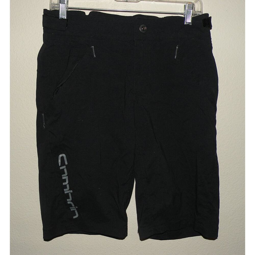 Sombrio Women's Size Medium Nylon V’al Cycling Shorts Black Adjustable Waist